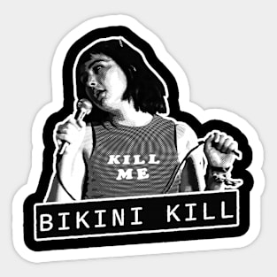 bikini kill punk Sticker